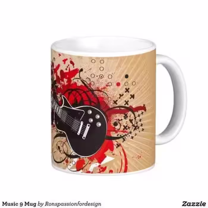 ماگ طرح گیتار