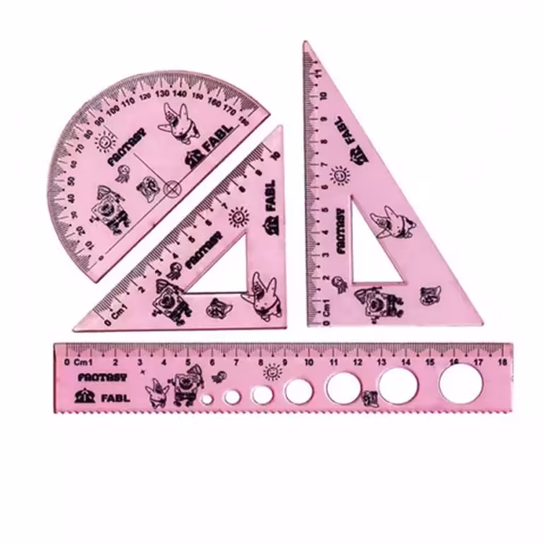 ست خط کش فابل مدل Flexible