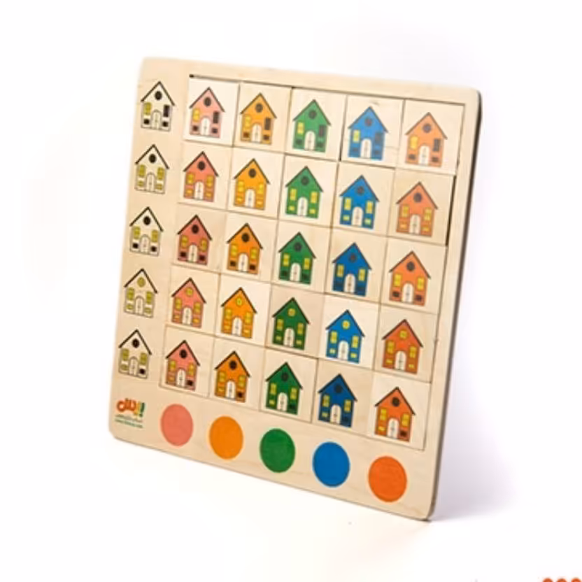 پازل هوش چوبی 25 قطعه