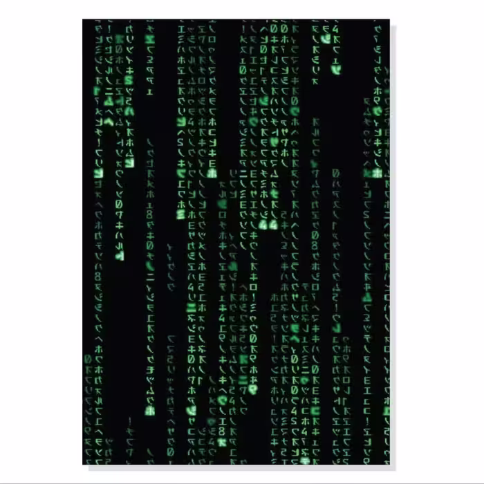 تابلو شاسی طرح فیلم ماتریکس Matrix Code مدل M0365