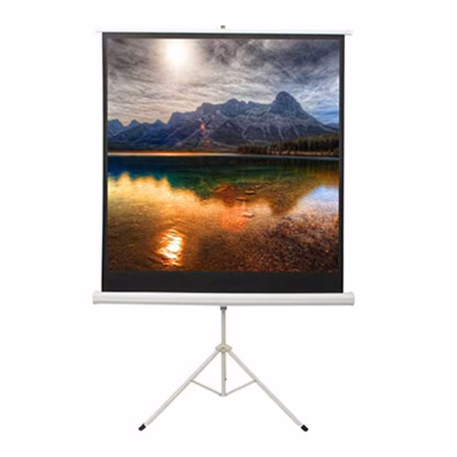 قیمت و خرید پرده نمایش پایه دار ویدئو پروژکتور اسکوپ اندازه 2×2 متر | یاس ارتباط
