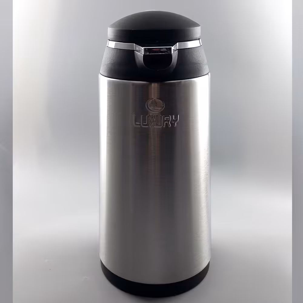 فلاکس مارک لاکچری در 4 سایز متفاوت رنگ سیلور از 1 تا 1.9 لیتر