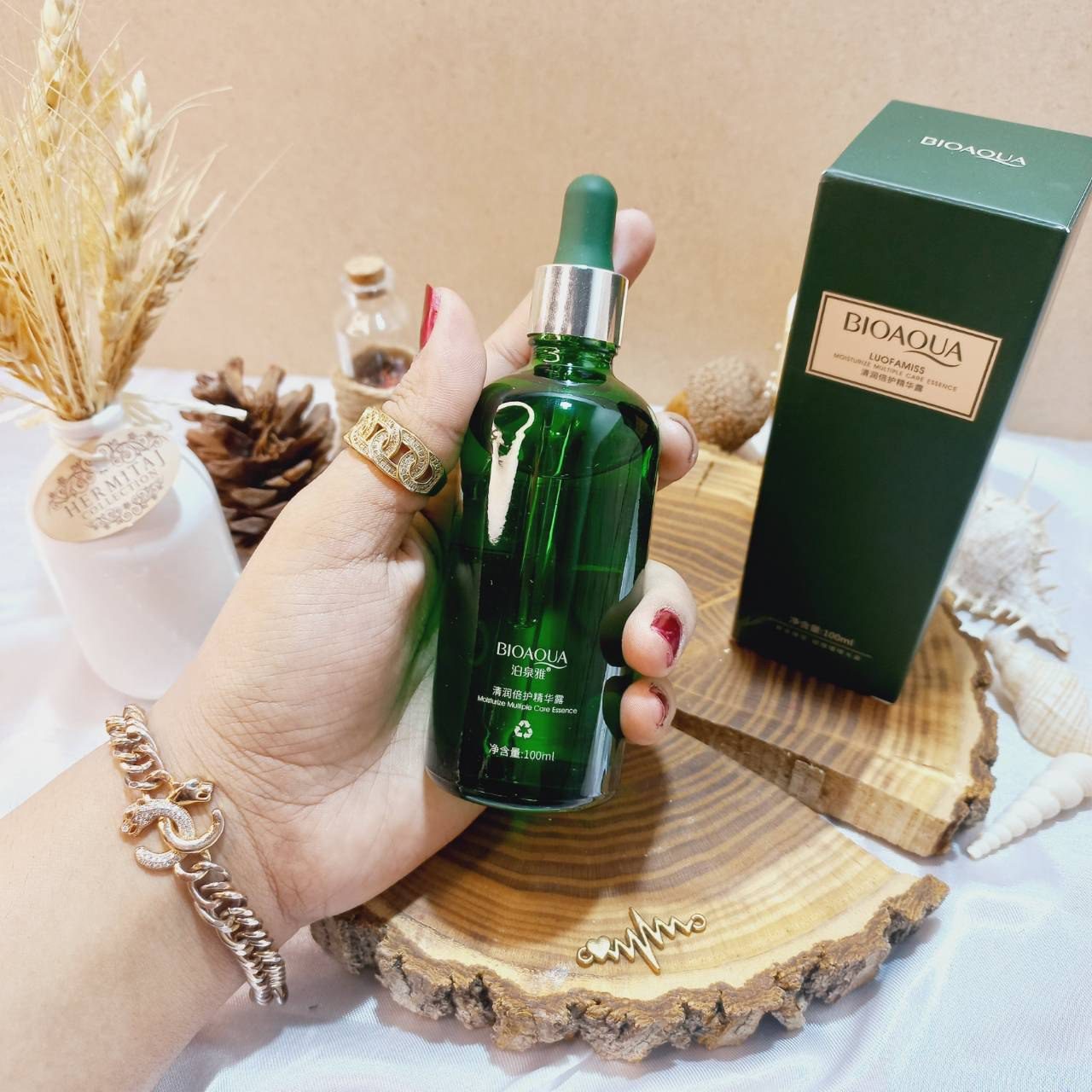 سرم آبرسان و جوانساز چای سبز (لوفامیس)بیوآکوا BIOAQUA حجم100 میل محصولات پوست شهرزاد