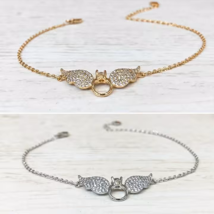 دستبنداستیل طرح بال فرشته