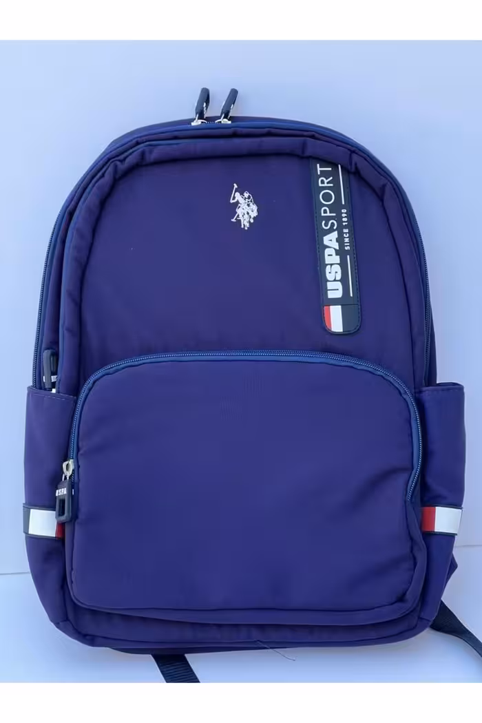 کیف مدرسه آبی مردانه و زنانه کوله پشتی ورزشی برای استفاده روزانه مجوز از فصل جدید U.S. Polo Assn.