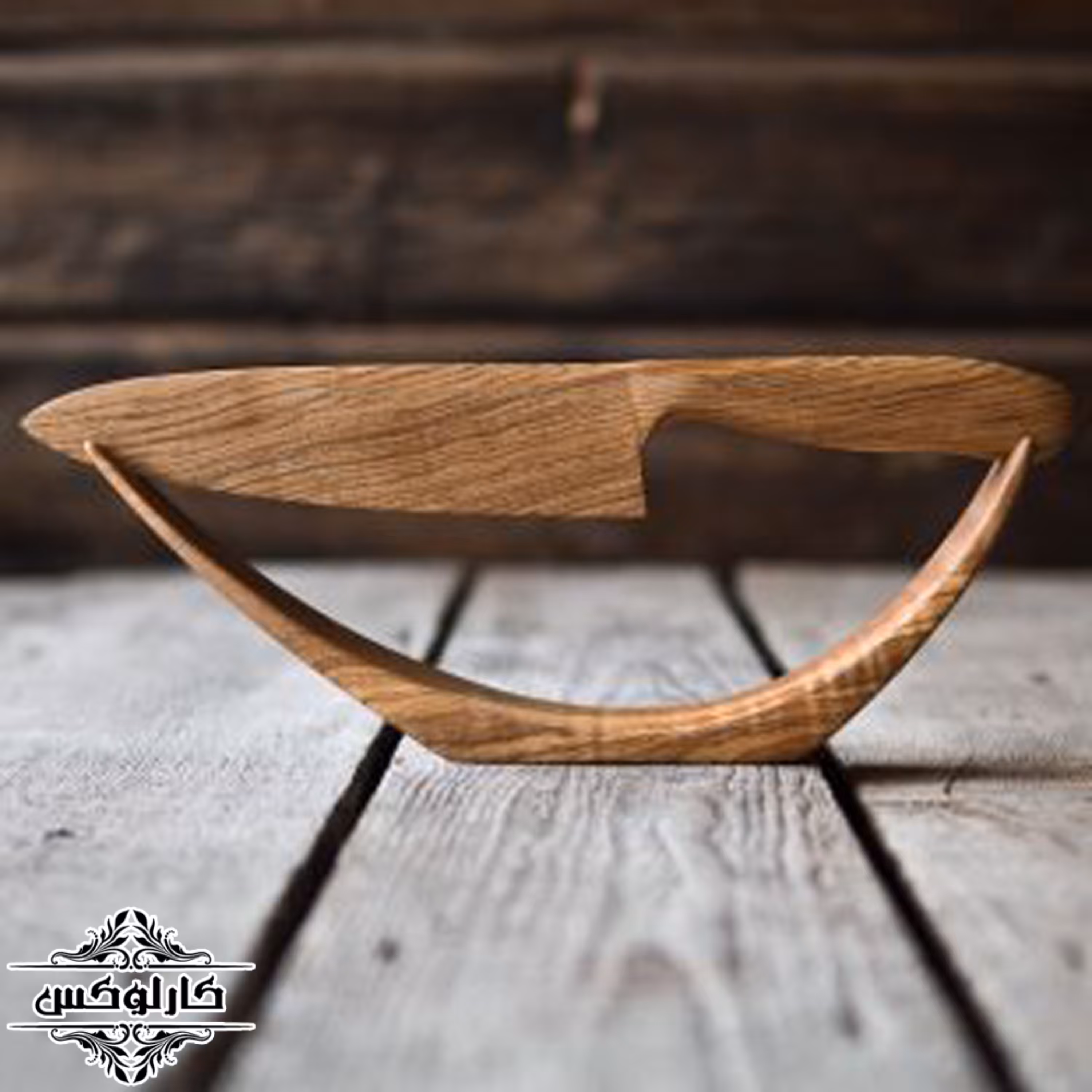چاقو چوبی کیک ونان با پایه نگهدارنده