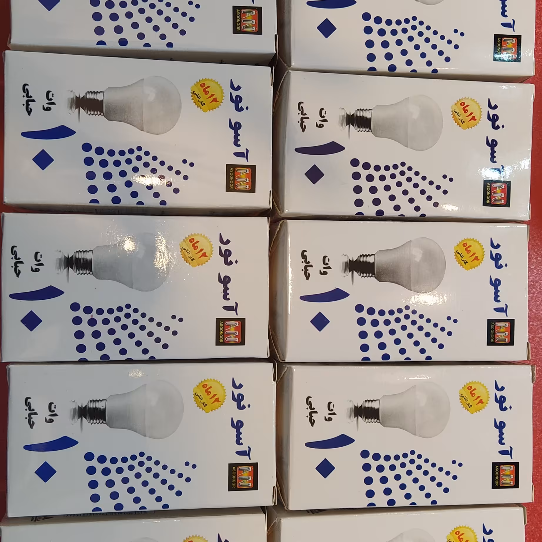 پک 10 عددی لامپ 10 وات استاندارد ایرانی با گارانتی