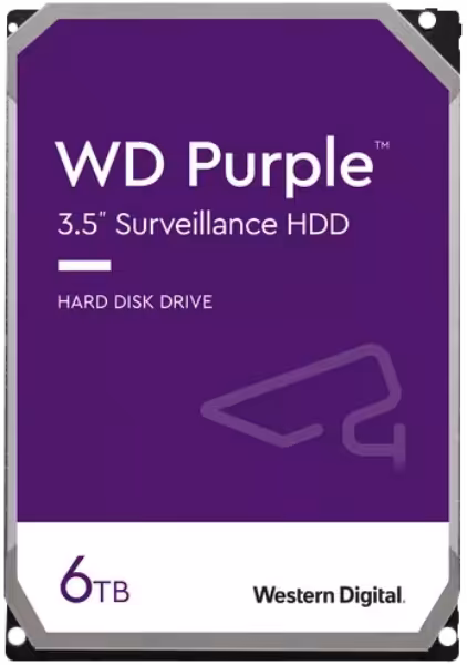 هارد اینترنال 6 ترابایت WD مدل Purple Surveillance WD63PURZ