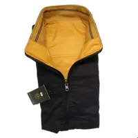 کاپشن دو رو کتان - مشکی قهوه ای - در هر رو دارای 4 جیب کنار  - سایزهای M, L, XL XXL - ارسال رایگان 
