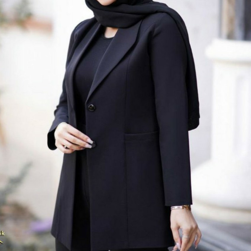 کت تک یقه آمریکایی مازراتی جیب دار و دکمه دار
