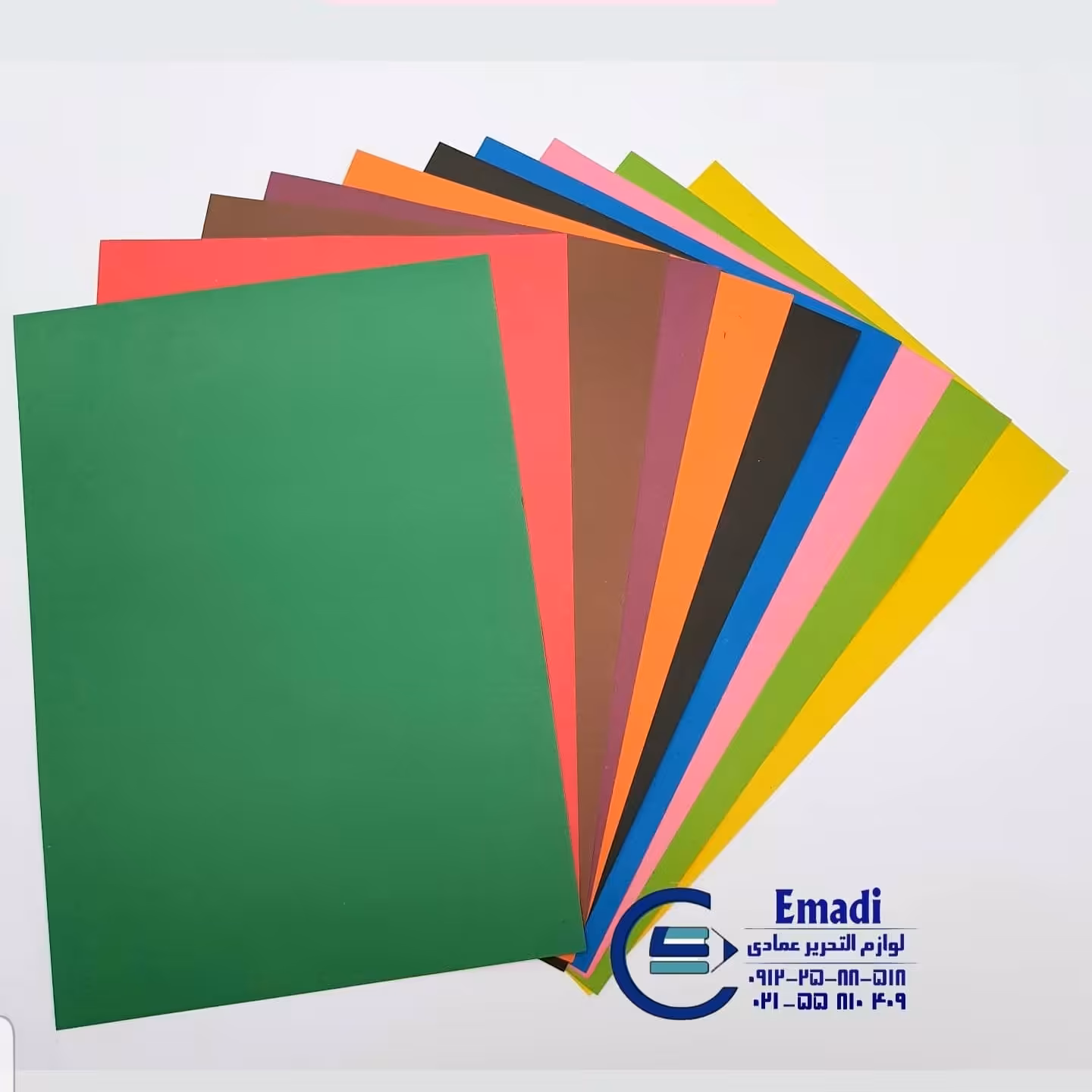 مقوا 10 رنگ کاردستی بزرگتر از a4