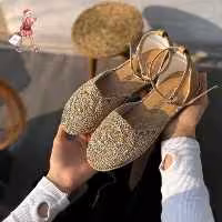 کفش تابستانی صندل کنفی لارا 5055