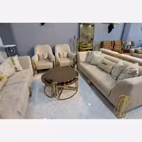 میز عسلی و جلو مبلی مدل پیتزایی گرد(آبکاری درجه 1 فورتیک)(ارسال با باربری و به صورت پس کرایه)