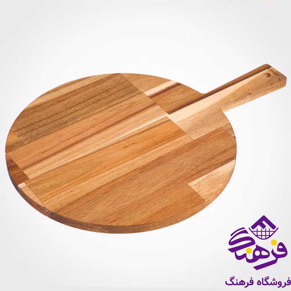 تخته سرو لیمون دسته دار گرد کوچک