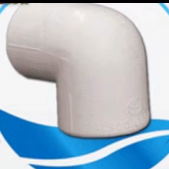 زانوی 90 درجه لوله سفید  سایز 25 مخصوص لوله اب دارای علامت استاندارد