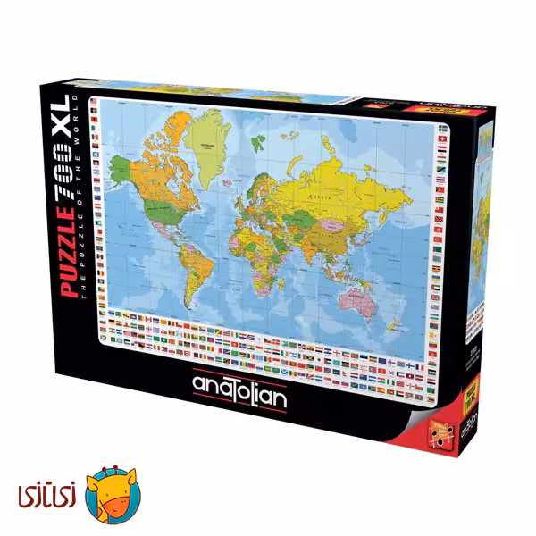 پازل 700 تکه XL آناتولین مدل World Political Map کد 2703