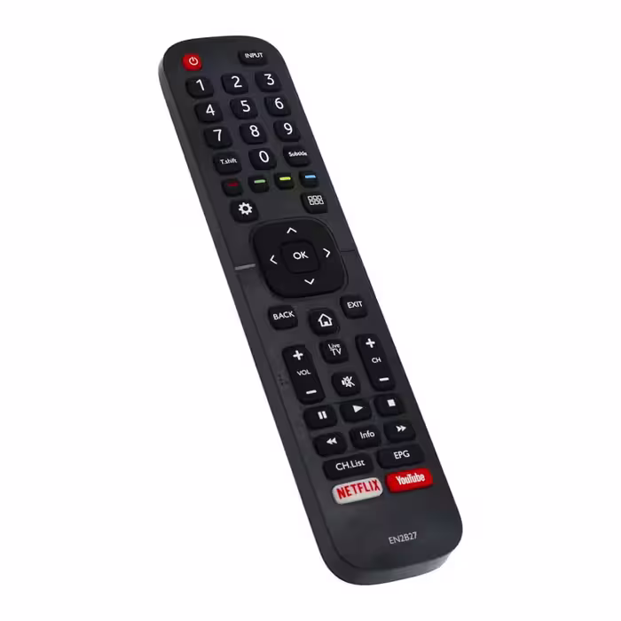 کنترل تلویزیون هایسنس مدل EN2B27 | دکمه Netflix و YouTube