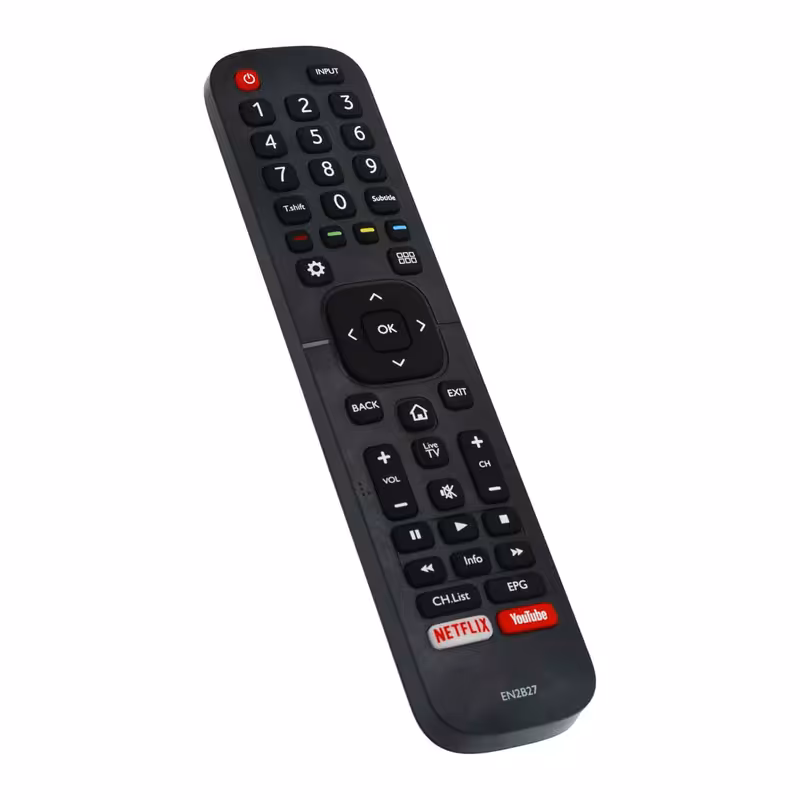 کنترل تلویزیون هایسنس مدل EN2B27 | دکمه Netflix و YouTube