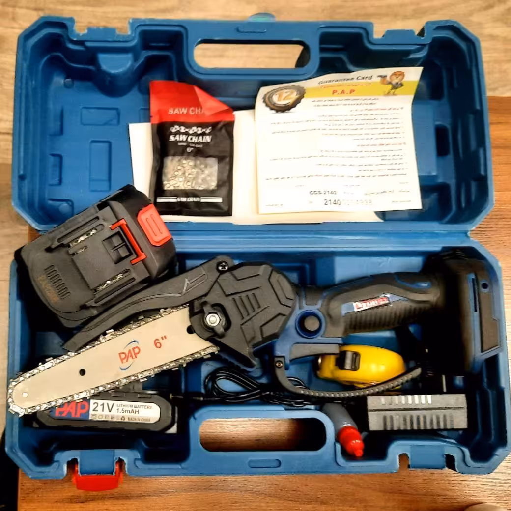 اره زنجیری شارژی 21 ولت مدل CCS-2140 برند پی ای پی P.A.P