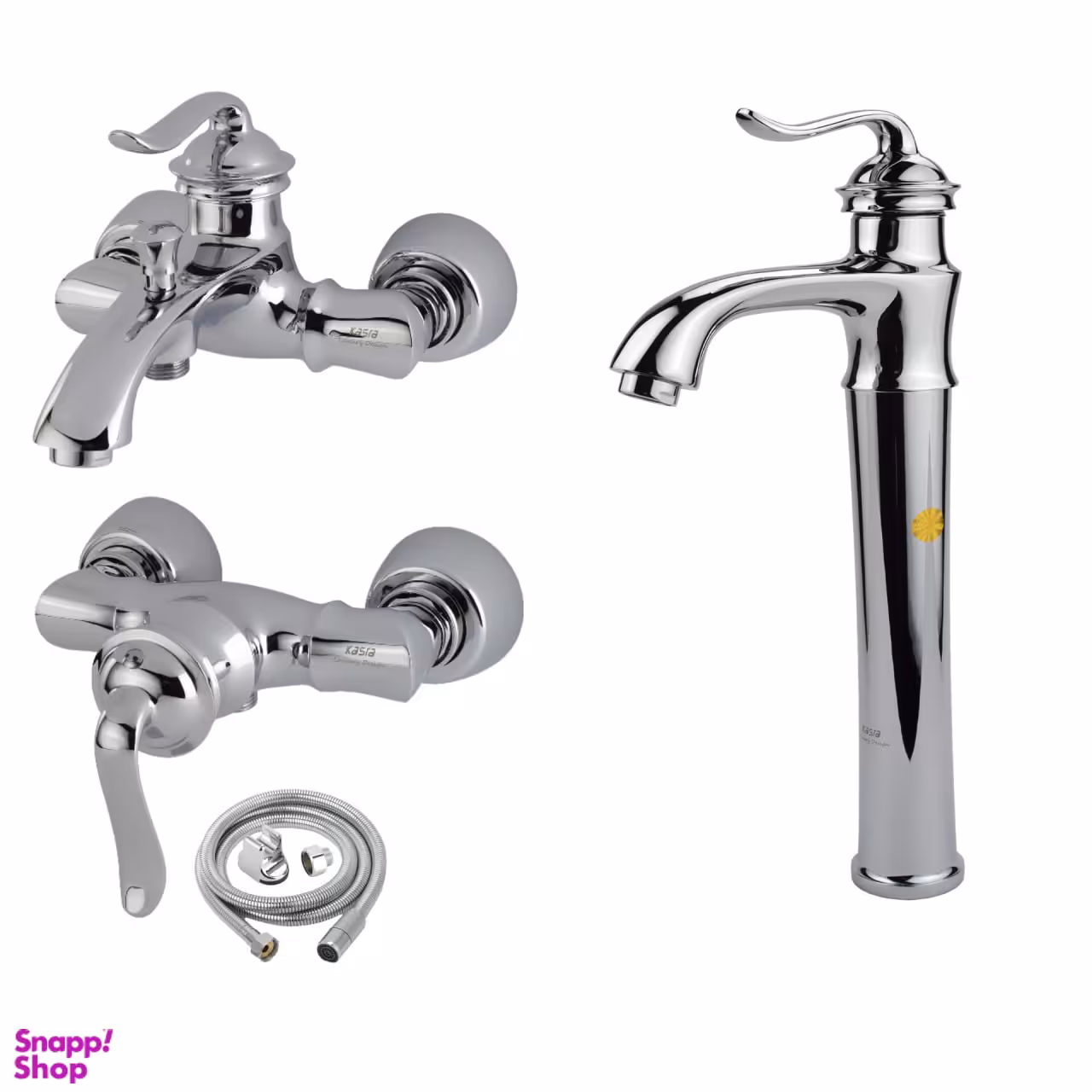 ست شیرآلات کسری مدل Danube مجموعه 4 عددی