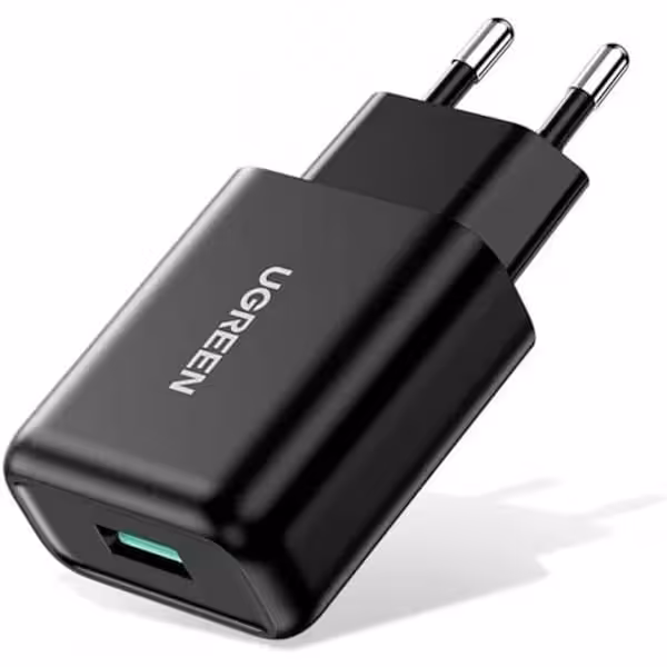 شارژر دیواری 18 وات با پورت USB-A QC 3.0 یوگرین مدل CD122 کد 70273