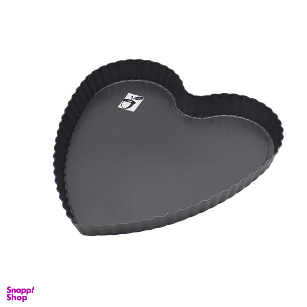 قالب تارت طرح قلب مدل بلوط کد YP-26x26x2.5CM