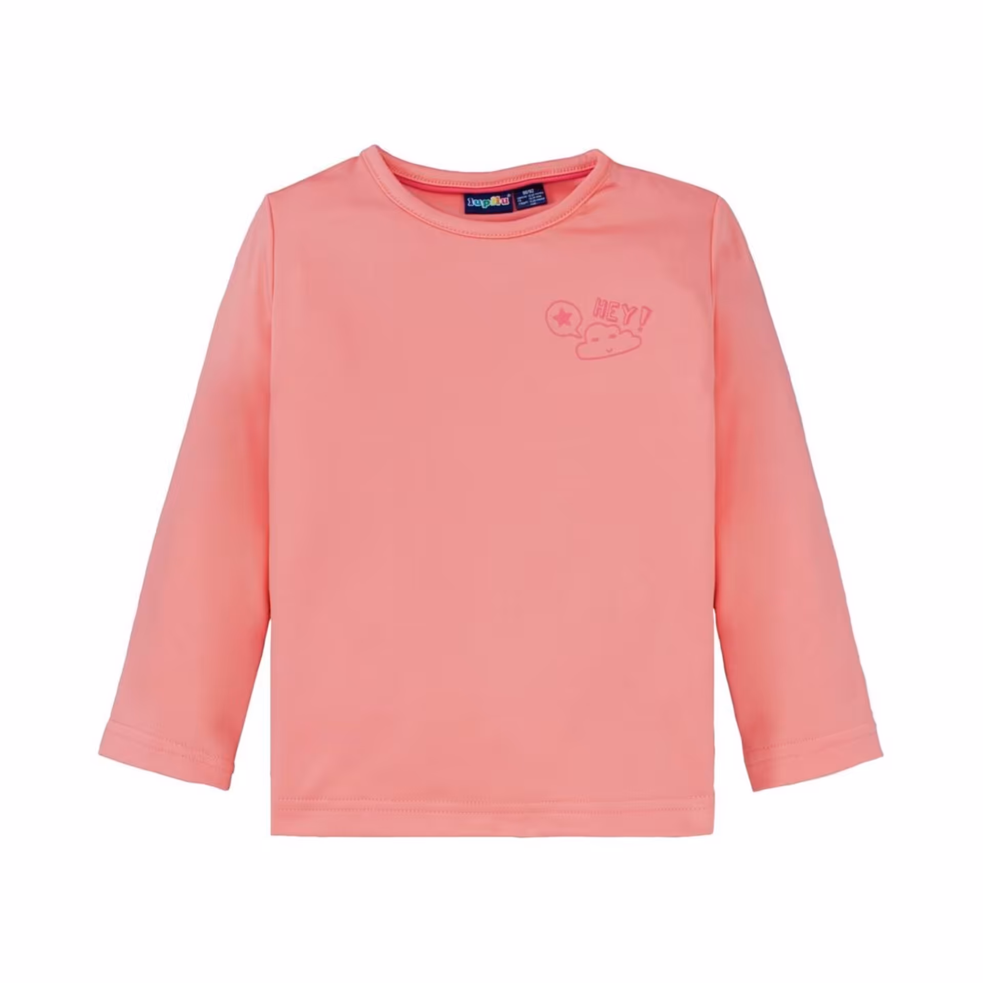 بلوز دخترانه  تو کرکی ترمو  صورتی طرح ابر برند لوپیلو Lupilu آلمان سایز  1 تا 2 سال 