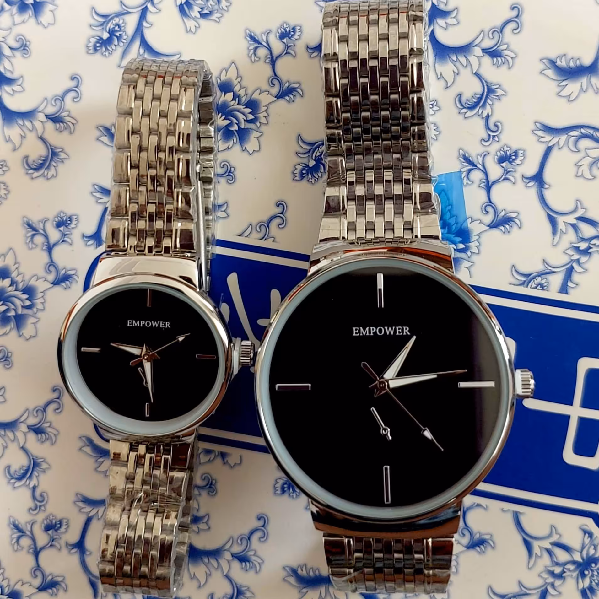 ساعت  ست  زنانه و مردانه EMPOWER-صفحه مشکی(High Copy)

