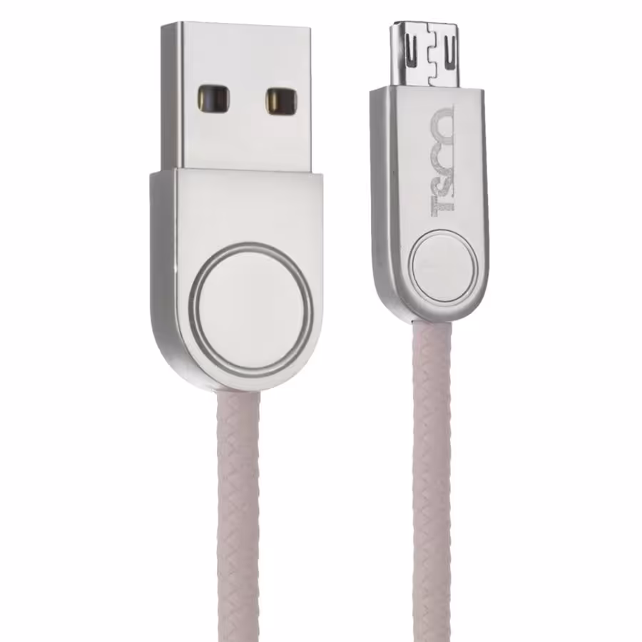 کابل تبدیل USB به microUSB تسکو مدل تی سی 46 به طول 1 متر