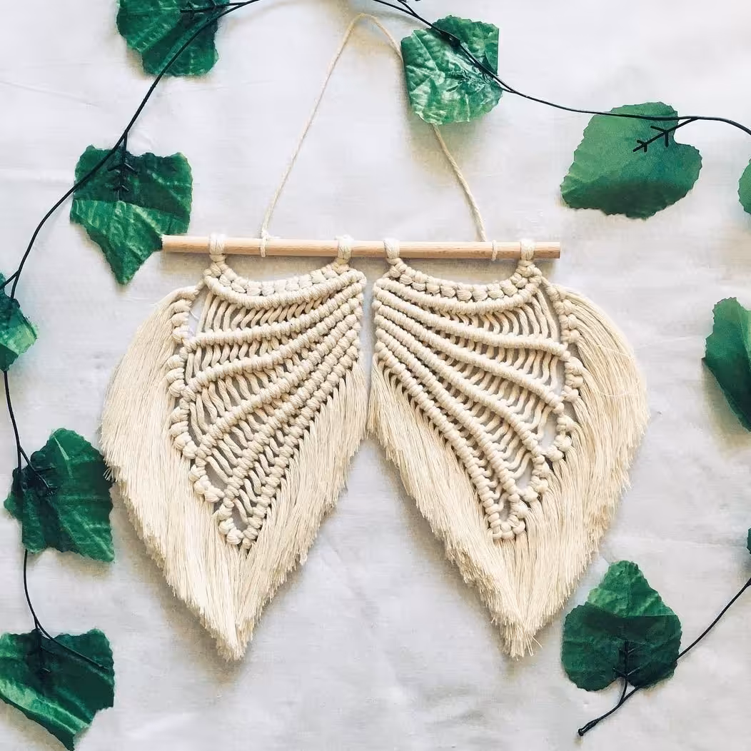 بال فرشته مکرومه بافی شیک و خفن