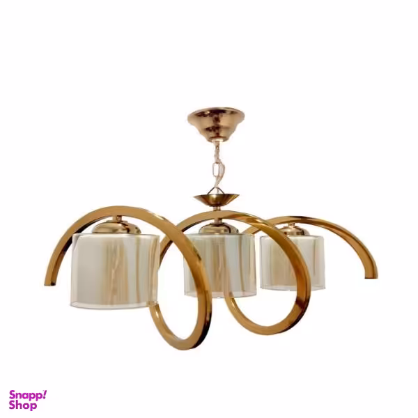 لوستر مدل فنری سه شعله کد 1067