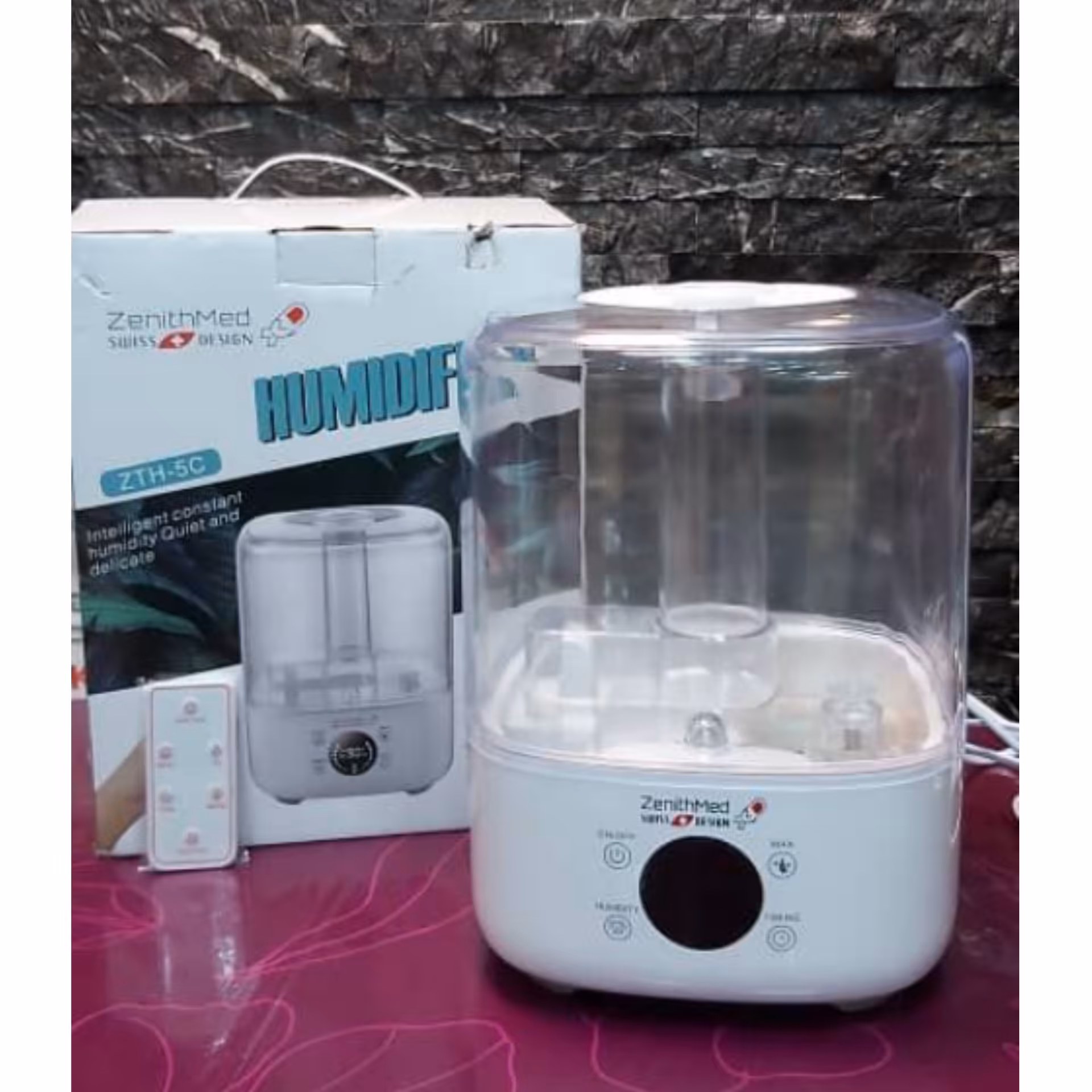 دستگاه بخور سرد اولتراسونیک 5 لیتری زنیتمد مدل zth-c5