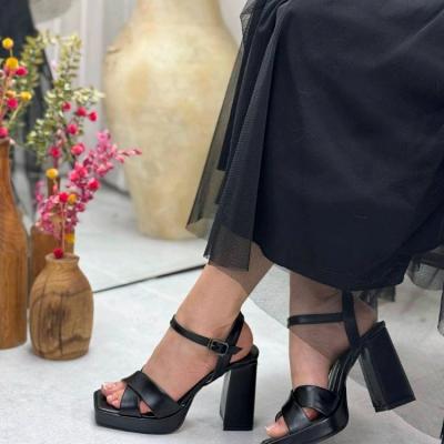 صندل مجلسی زنانه لژدار ضربدری