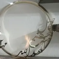 آینه شمعدان با اسم سفارشی عروس و داماد (پس کرایه)