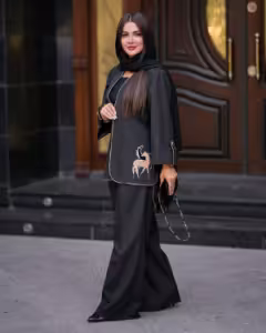 کت و شلوار صنوبر با جنس مازراتی