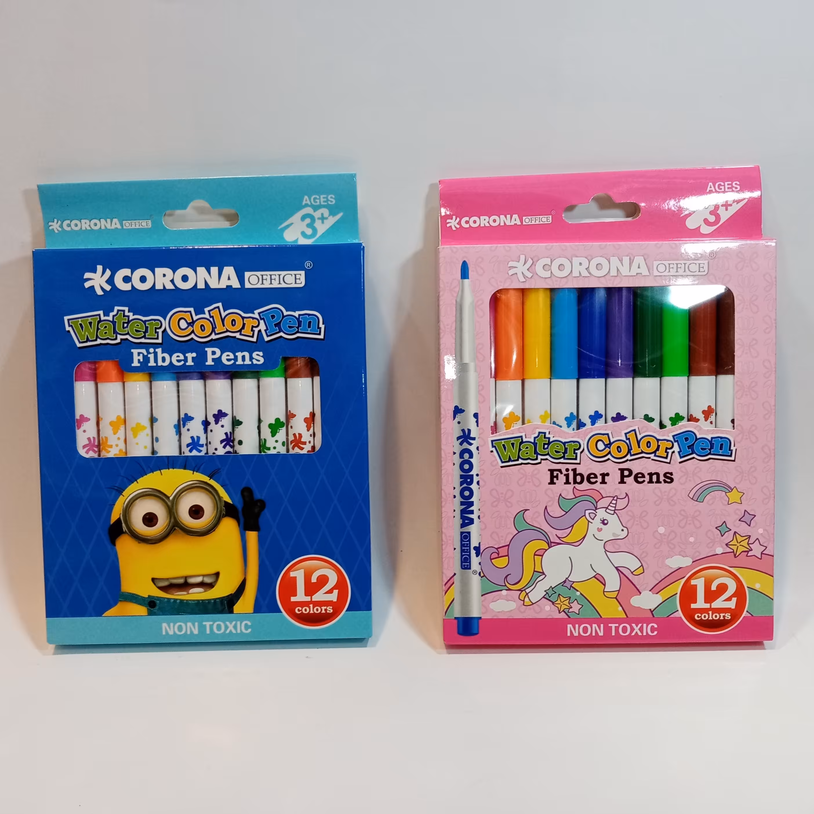 جعبه ماژیک رنگی 12 رنگ مارک درجه یک کرونا