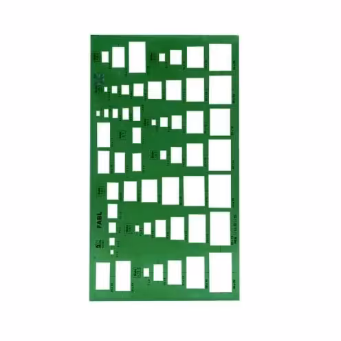 شابلون مستطیل فابل