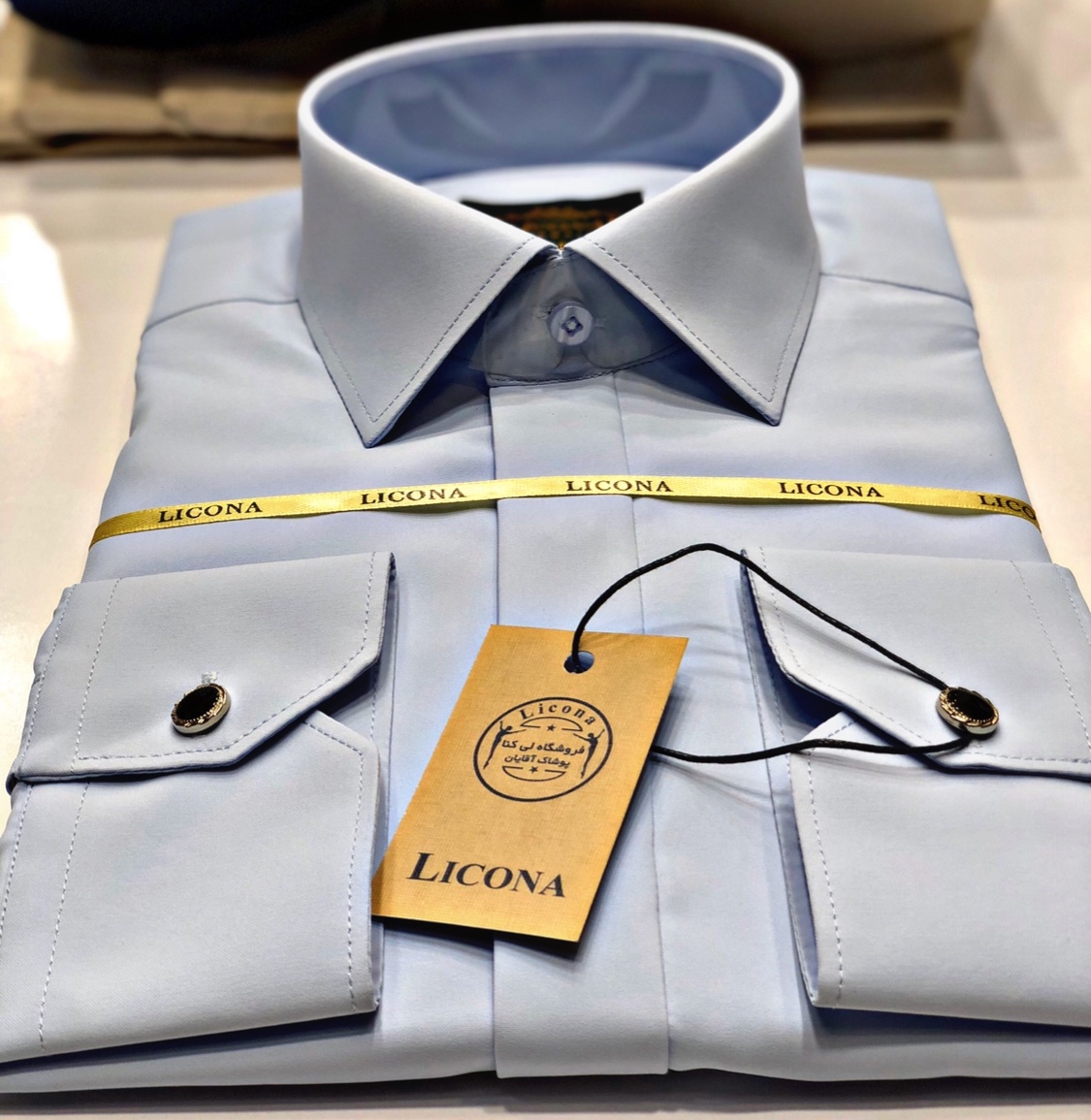 پیراهن مردانه کرپ دوشین m l xl xxl