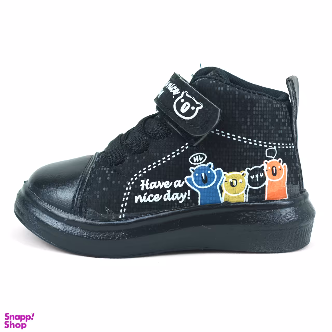 نیم بوت پسرانه مدل چسبی کد C-8136