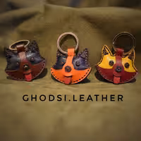 جاکلیدی چرمی روباه ارسال رایگان