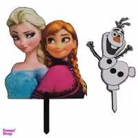 تاپر تزیین کیک به گز مدل السا و آنا مجموعه 2 عددی