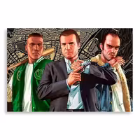 تابلو شاسی طرح بازی جی تی ای مدل NV0363