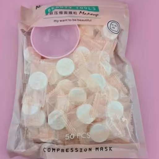 پک 50 عددی قرص ماسک ورقه ای پوست صورت 