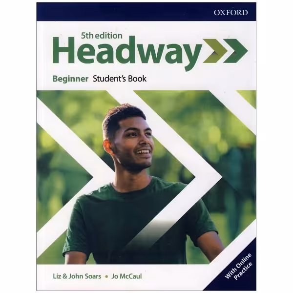 کتاب زبان هدوی Headway Beginner 5th Edition  به همراه کتاب کار