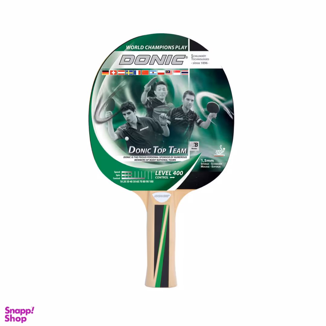 راکت پینگ پنگ دونیک مدل Donic Top Team Level 400