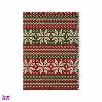 دفتر مشق 100 برگ بامبیلیپ طرح پترن زمستونی کد 9713822