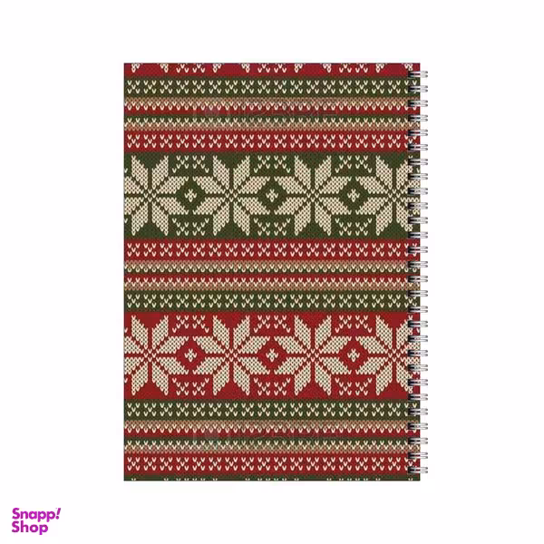 دفتر مشق 100 برگ بامبیلیپ طرح پترن زمستونی کد 9713822