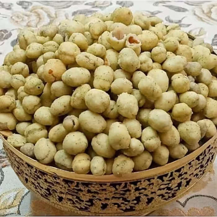 بادام زمینی روکش دار با طعم پیاز جعفری نیم کیلویی