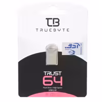 فلش مموری تروبایت مدل TRUST USB2.0 ظرفیت 64 گیگابایت