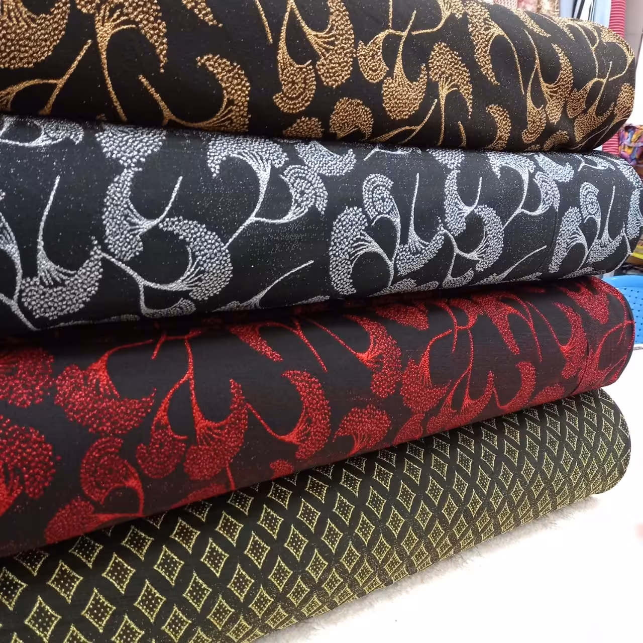 پارچه لمه ژاکارد کره ای 